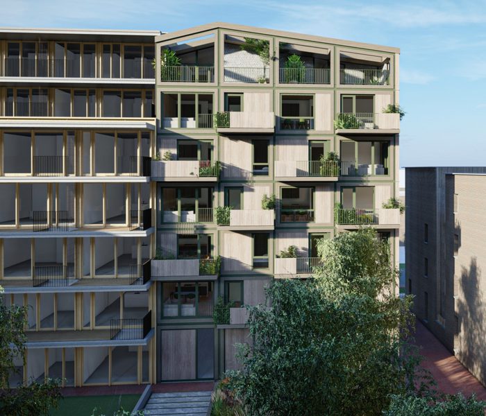 Afbeelding 1 Project Constructie modulaire hybride woontoren Amsterdam