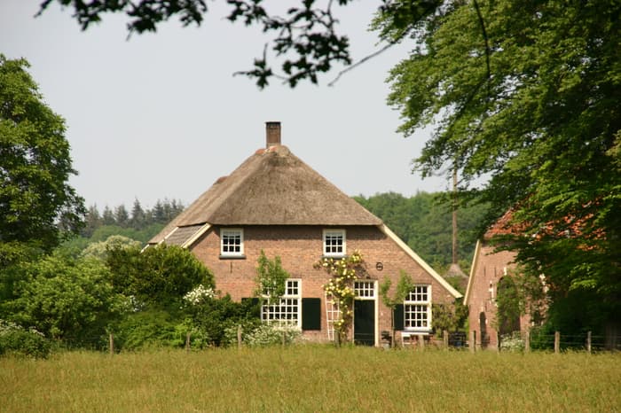 Stock Landelijk gebied Boerderij buitengebied Vorden