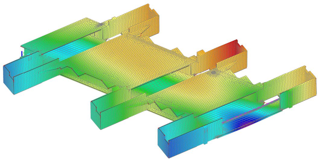 Onderzoek vervormingen tijdens schuiven met eindige elementen model